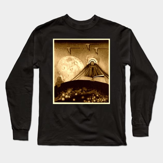 Sidney Sime #2 Fantasy Occult Fiction Horror Science Weird Tales T-Shirt Long Sleeve T-Shirt by AltrusianGrace